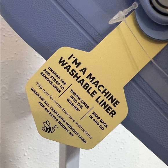 JOYBEES NWT Kids' Light Blue Slip-On Clogs with Removable Fuzzy Lining - Picture 3 of 8